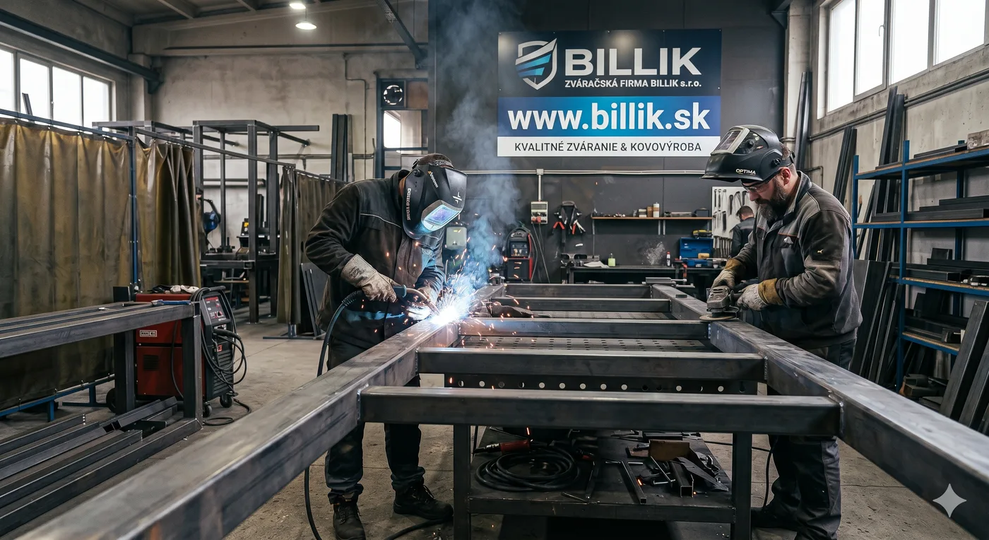 Professional welder at work — Billik Trade welding equipment